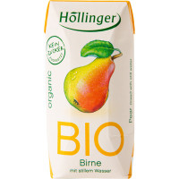 HOLLINGER Bio zumo de pera ecológico sin azúcares añadidos pack 3 unidades envase 600 ml