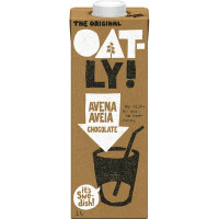 OATLY bebida de avena sabor chocolate con calcio y vitaminas envase 1 l