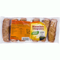 SANTIVERI bizcochos integrales con fructosa y con aceite de girasol bandeja 200 g
