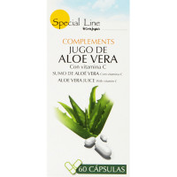 SPECIAL LINE EL CORTE INGLES jugo de aloe vera con vitamina C envase 60 cápsulas