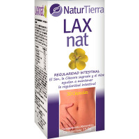 NATURTIERRA Lax Nat con sen, cáscara sagrada y aloe vera regularidad intestinal envase 30 cápsulas
