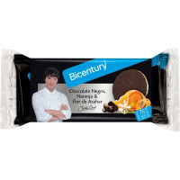 BICENTURY tortitas de arroz con chocolate negro naranja y flor de azahar por Jordi Cruz 4x2 unidades envase 132 g