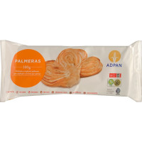 ADPAN palmeras sin gluten, sin leche, sin huevo, sin soja y sin frutos secos envase 100 g