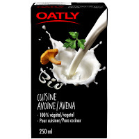 OATLY Cuisine crema líquida de avena para cocinar 100% vegetal ecológica envase 250 ml