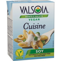 VALSOIA Bontà e Salute Cuisine soja para cocinar alternativa vegetal a la nata envase 200 ml sin gluten y sin lactosa
