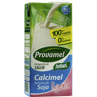 SANTIVERI PROVAMEL Calcimel Ligera bebida de soja enriquecida con calcio baja en grasas y calorías envase 1 l
