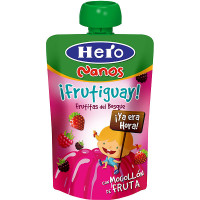 HERO NANOS Frutiguay gelatina con frutas del bosque formato bolsita pouche 100 g