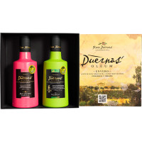 DUERNAS OLEUM aceite de oliva virgen extra arbequina y picual estuche 2 botellas 500 ml