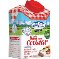 ASTURIANA nata líquida para cocinar 18% materia grasa botella 200 ml