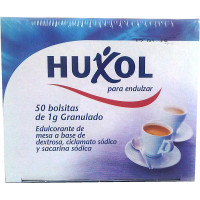 HUXOL edulcorante granulado de mesa a base de ciclamato sódico y sacarina sódica estuche 50 g