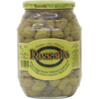 ROSSELLO aceitunas mallorquina aliñadas frasco 550 g neto escurrido