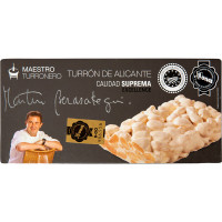 MARTIN BERASATEGUI Maestro Turronero turrón duro de Alicante Calidad Suprema IGP Jijona tableta 250 g