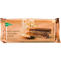EL CORTE INGLES SELECTION turrón de chocolate crujiente Sin Gluten Calidad Suprema estuche 260 g