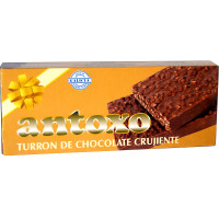 ANTOXO turrón de chocolate crujiente tableta 250 g