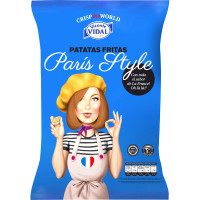 VICENTE VIDAL PARÍS STYLE patatas fritas sabor crema de setas envase 120 g