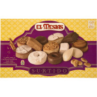 EL MESIAS surtido de dulces navideños Calidad Suprema IGP Mantecados y Polvorones de Estepa estuche 600 g