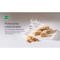 EL CORTE INGLES polvorones tradicionaes sin azúcar calidad suprema estuche 350 g