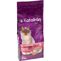 KATAKAN STERILIZED ADULT pienso para gatos adultos esterilizados con pollo y verduras bolsa 1,5 kg