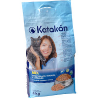 KATAKAN MIX ADULT pienso para gatos adultos con pescado, verdura y cereales bolsa 4 kg
