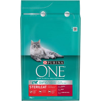 PURINA ONE Sterilcat pienso para gatos adultos esterilizados con buey y trigo bolsa 2,8 kg