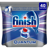 FINISH Calgonit detergente lavavajillas Power Ball Quantum bolsa 40 pastillas