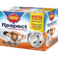 ORION insecticida volador eléctrico Respect antimosquitos común y tigre sin olor envase + unidad aparato + recambio