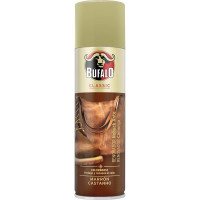 BUFALO limpia calzado renovador de ante & nobuck marrón spray 250 ml