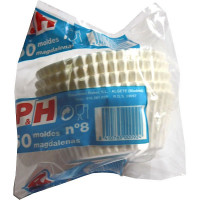 P&H moldes N.8 para magdalenas paquete 50 unidades