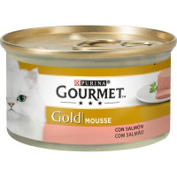 GOURMET Gold Mousse comida húmeda para gatos con salmón lata 85 g