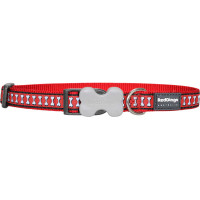 RED DINGO collar para perro color rojo 25 mm medida 41-63 cm 1 unidad