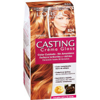 L`OREAL CASTING CREME GLOSS tinte permanente sin amoniaco rubio dorado nº 834 caja 1 unidad