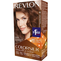 REVLON COLORSILK tinte Castaño Cobrizo Dorado nº 46 permanente y sin amoniaco caja 1 unidad