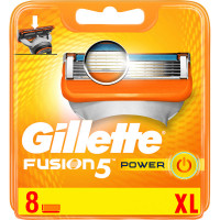 GILLETTE FUSION 5 POWER recambio de maquinilla de afeitar estuche 8 unidades