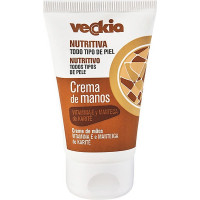 VECKIA crema de manos nutritiva con vitamina E y manteca de karité para todo tipo de piel tubo 50 ml
