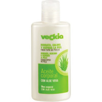 VECKIA aceite corporal con aloe vera para todo tipo de piel frasco 150 ml hidrata calma y repara