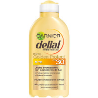 DELIAL Golden Protect leche bronceadora con captadores de luz FP-30 frasco 200 ml
