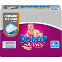 DODOT Activity toallitas infantiles pack 2 envase 54 unidades