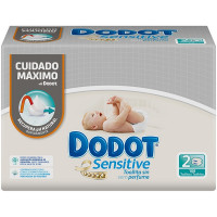 DODOT Sensitive toallitas infantiles sin perfume pack 2 envases 54 unidades