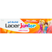 Gel junior de fresa LACER, tubo 75 ml