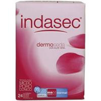 Compresa incontinencia normal INDASEC Discreet, paquete 24 uds