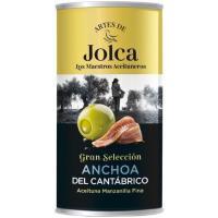Aceitunas rellenas de anchoa del Cantábrico JOLCA, lata 150 g