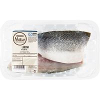 Filete de lubina EROSKI NATUR GGN, 2 uds., bandeja 180 g