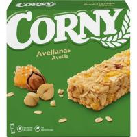 Barrita con avellana CORNY, 6 uds, caja 150 g