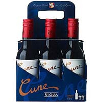 Vino Tinto Crianza D.O Rioja CUNE, botellín 18 cl