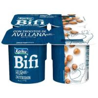 Yogur Bifi Activium con avellana KAIKU, pack 4x125 g