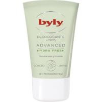 Desodorante en crema organic con té verde BYLY, tubo 50 ml