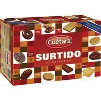 Galleta surtida CUÉTARA, caja 520 g