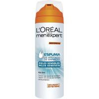 Espuma de afeitar Sensitive L`OREAL MEN EXPERT, spray 200 ml