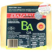 Queso ahumado D.O. Idiazabal BAGA, cuña 250 g