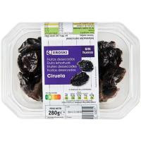 Ciruelas sin hueso EROSKI, tarrina 280 g